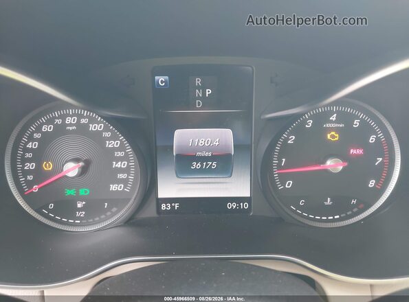 55SWF4JB0JU247830 2018 MERCEDES-BENZ C-CLASS Gray Widok tylnych siedzeń