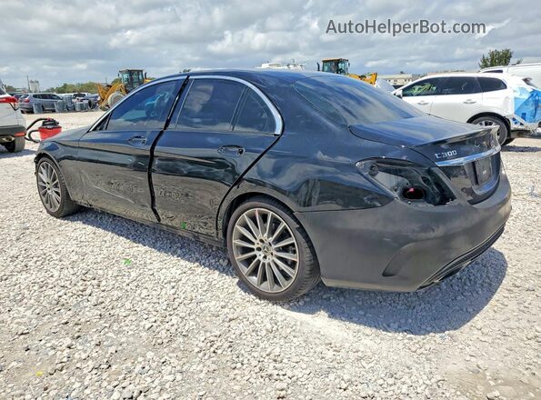 55SWF4JB0JU276454 2018 MERCEDES-BENZ C Black Tył lewy