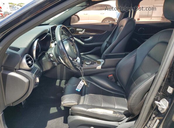 55SWF4JB0JU276454 2018 MERCEDES-BENZ C Black Widok wnętrza z przodu