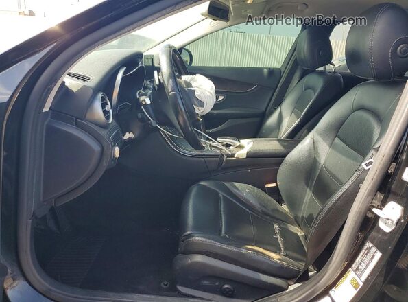 55SWF4JB1GU121341 2016 MERCEDES-BENZ C Black Front interior view