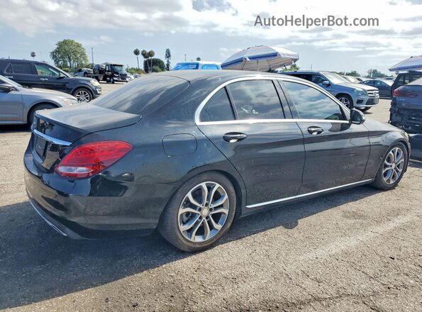 55SWF4JB1GU121341 2016 MERCEDES-BENZ C Black Rear right