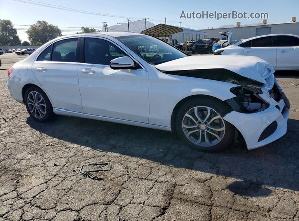 55SWF4JB1GU163234 2016 MERCEDES-BENZ C White Առջևի աջ