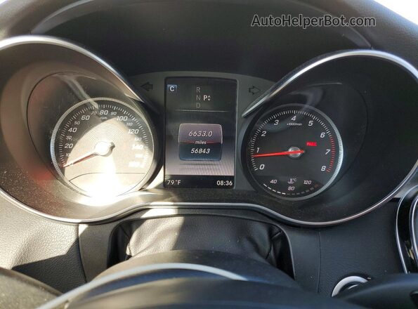 55SWF4JB1GU163234 2016 MERCEDES-BENZ C White Սարքավորումների վահանակի տեսք