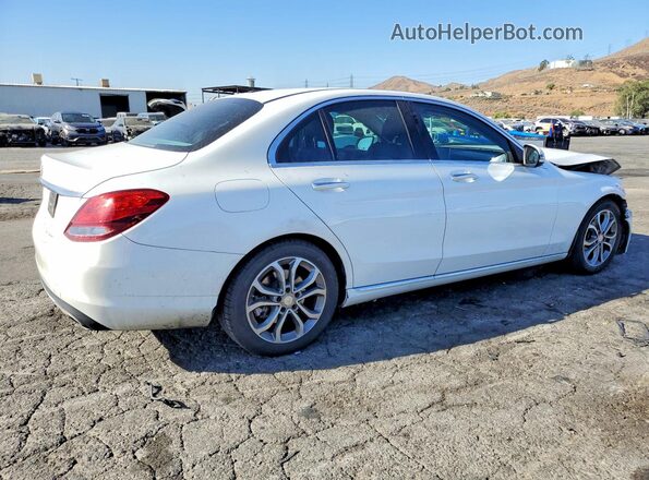 55SWF4JB1GU163234 2016 MERCEDES-BENZ C White Հետևի աջ