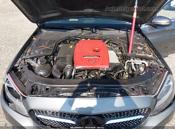 55SWF4JB1HU200347 2017 MERCEDES-BENZ C-CLASS Серый Вид сзади