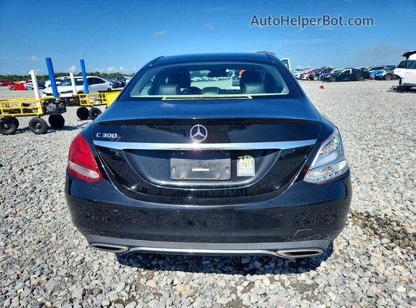 55SWF4JB1HU204236 2017 MERCEDES-BENZ C Black Հետևի տեսք