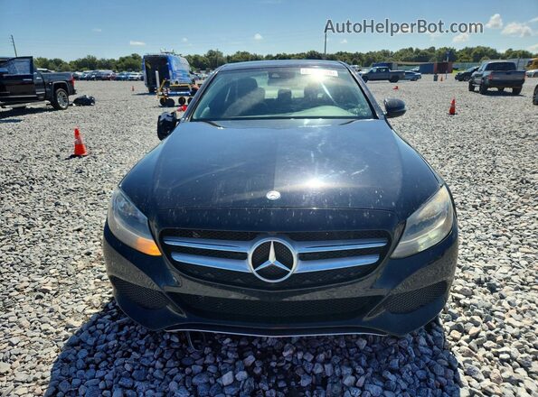 55SWF4JB1HU204236 2017 MERCEDES-BENZ C Black Դիմացի տեսք