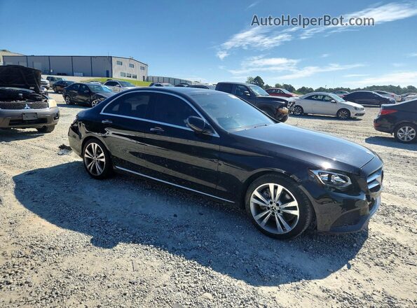 55SWF4JB1HU222851 2017 MERCEDES-BENZ C Black Front right