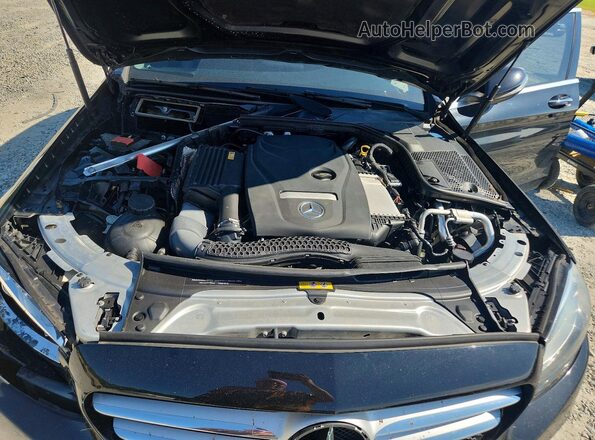 55SWF4JB1HU222851 2017 MERCEDES-BENZ C Black Rear interior view