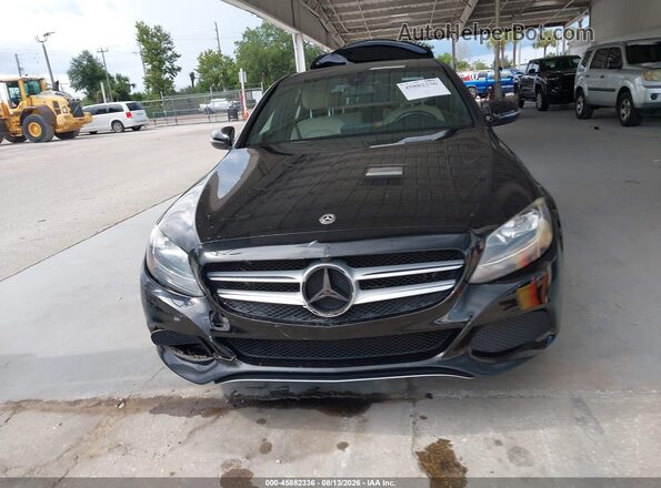 55SWF4JB1JU237355 2018 MERCEDES-BENZ C-CLASS Black Widok zestawu wskaźników