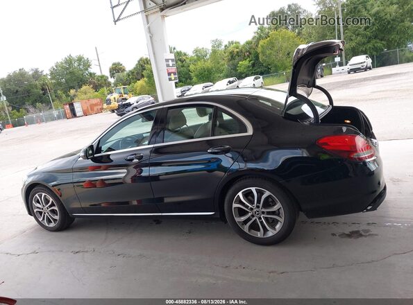 55SWF4JB1JU237355 2018 MERCEDES-BENZ C-CLASS Black Widok wnętrza 360 stopni