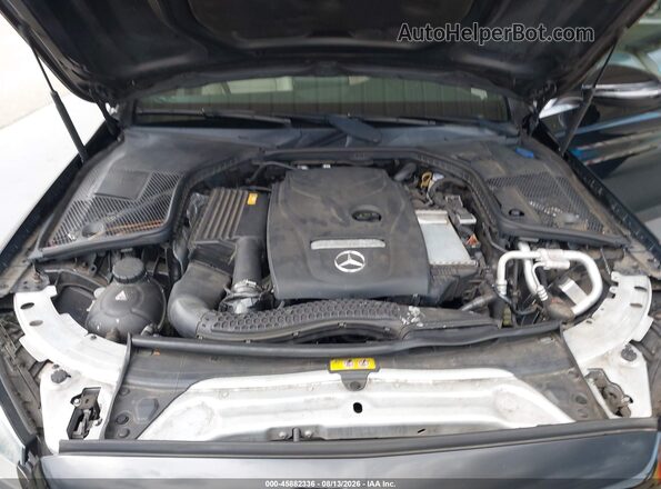 55SWF4JB1JU237355 2018 MERCEDES-BENZ C-CLASS Black Widok z tyłu