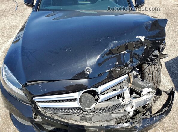 55SWF4JB1JU262403 2018 MERCEDES-BENZ C Черный Вид задней части салона