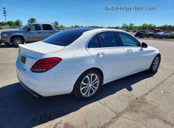 55SWF4JB2GU104497 2016 MERCEDES-BENZ C White Հետևի աջ