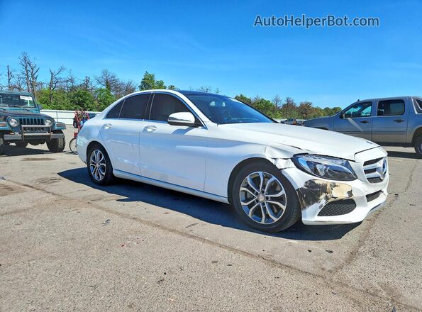 55SWF4JB2GU104497 2016 MERCEDES-BENZ C White Առջևի աջ