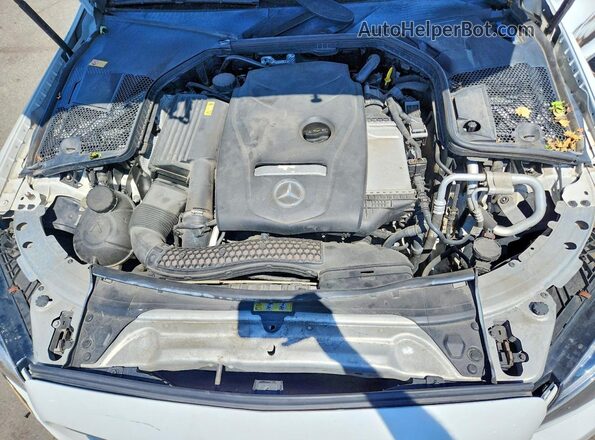 55SWF4JB2GU104497 2016 MERCEDES-BENZ C White Սալոնի հետևի տեսք