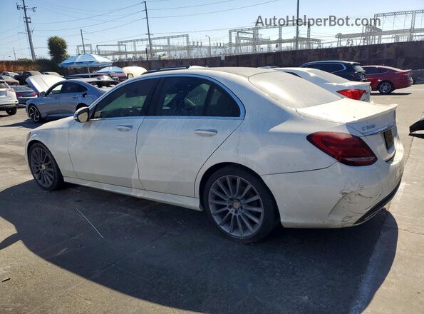 55SWF4JB2GU117847 2016 MERCEDES-BENZ C White Հետևի ձախ