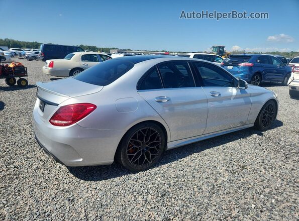 55SWF4JB2GU169883 2016 MERCEDES-BENZ C Silver Rear right