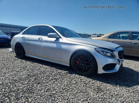 55SWF4JB2GU169883 2016 MERCEDES-BENZ C Silver Front right