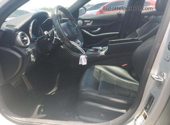 55SWF4JB2GU169883 2016 MERCEDES-BENZ C Silver Front interior view
