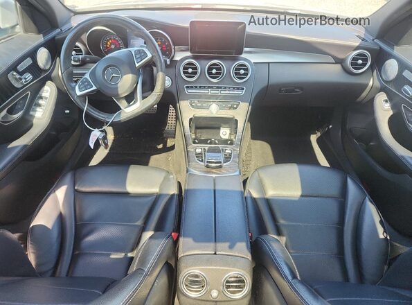 55SWF4JB2GU169883 2016 MERCEDES-BENZ C Silver Dashboard view