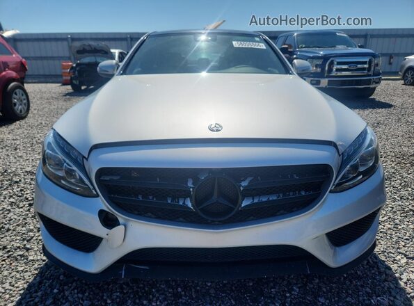 55SWF4JB2GU169883 2016 MERCEDES-BENZ C Silver Front view