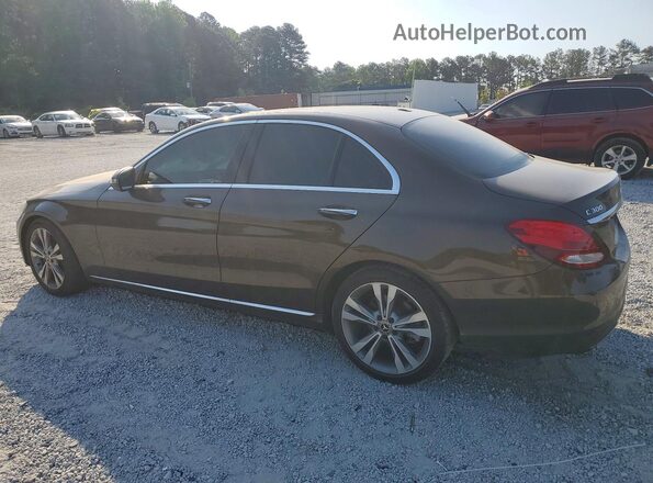55SWF4JB2HU228125 2017 MERCEDES-BENZ C Tan Задня ліва чверть