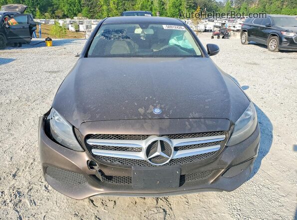 55SWF4JB2HU228125 2017 MERCEDES-BENZ C Tan Вид спереду