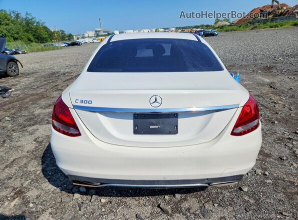 55SWF4JB2HU233681 2017 MERCEDES-BENZ C White Vista trasera