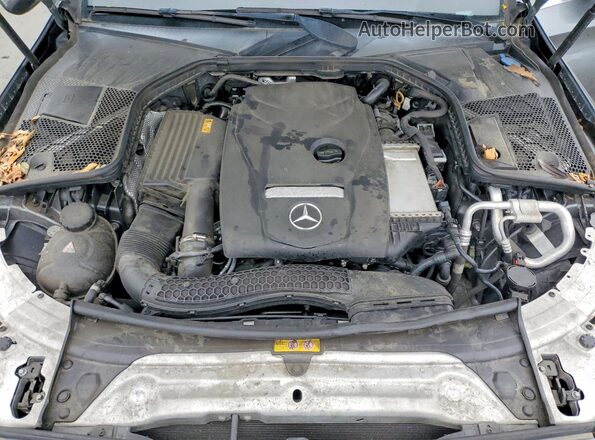 55SWF4JB2JU247571 2018 MERCEDES-BENZ C Gray Вид задньої частини салону