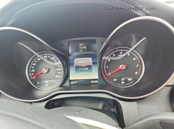 55SWF4JB3GU118893 2016 MERCEDES-BENZ C Бордовый Вид щитка приборов