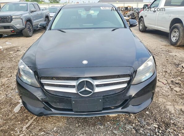 55SWF4JB3GU160433 2016 MERCEDES-BENZ C Black Vista frontal