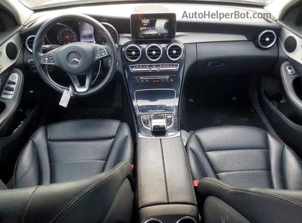 55SWF4JB3GU160433 2016 MERCEDES-BENZ C Black Vista del salpicadero