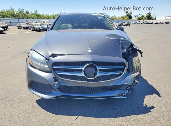 55SWF4JB3GU160612 2016 MERCEDES-BENZ C Gray Вид спереду