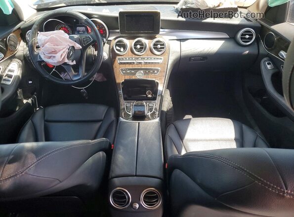 55SWF4JB3GU160612 2016 MERCEDES-BENZ C Gray Вид панелі приладів