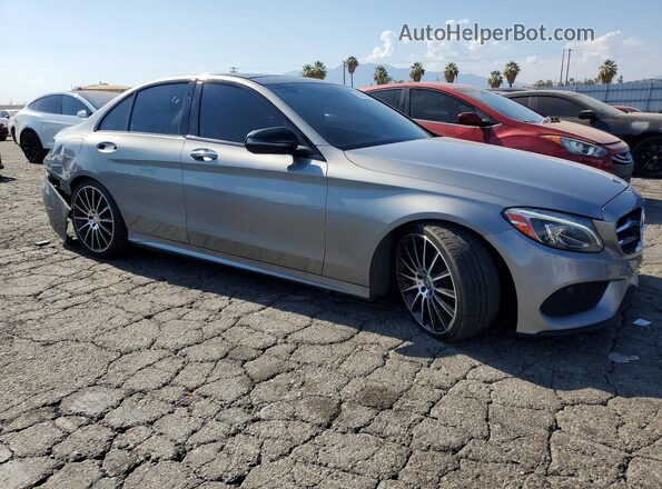 55SWF4JB3GU162277 2016 MERCEDES-BENZ C Silver Передня права чверть