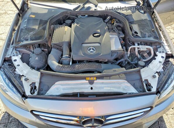 55SWF4JB3GU162277 2016 MERCEDES-BENZ C Silver Вид задньої частини салону
