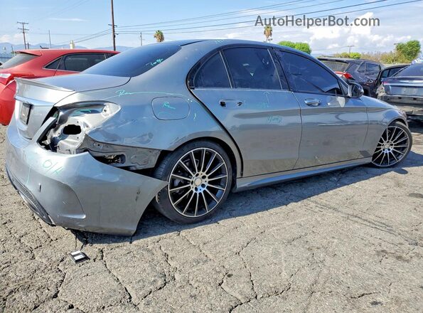 55SWF4JB3GU162277 2016 MERCEDES-BENZ C Silver Задня права чверть