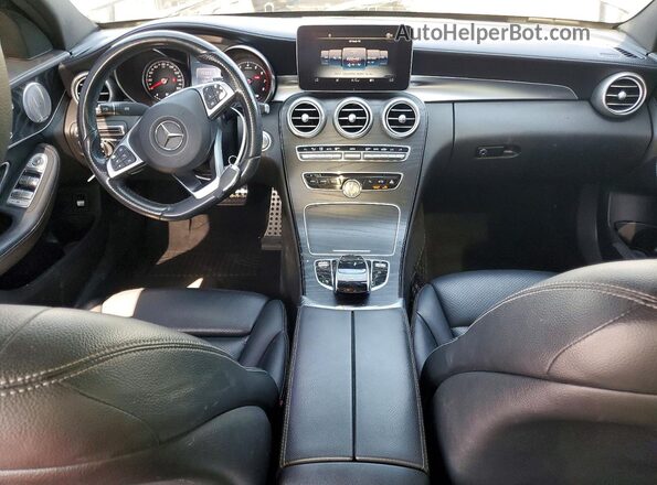 55SWF4JB3GU162277 2016 MERCEDES-BENZ C Silver Вид панелі приладів
