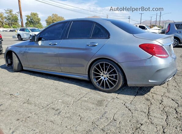 55SWF4JB3GU162277 2016 MERCEDES-BENZ C Silver Задня ліва чверть