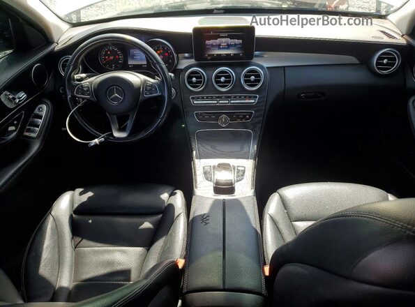 55SWF4JB3GU170234 2016 MERCEDES-BENZ C White Widok deski rozdzielczej