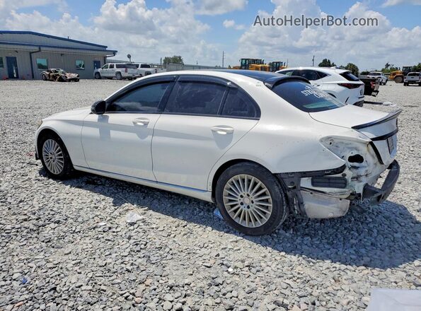 55SWF4JB3GU170234 2016 MERCEDES-BENZ C White Tył lewy