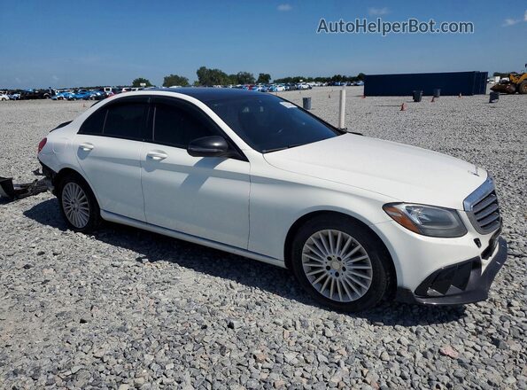 55SWF4JB3GU170234 2016 MERCEDES-BENZ C White Przód prawy