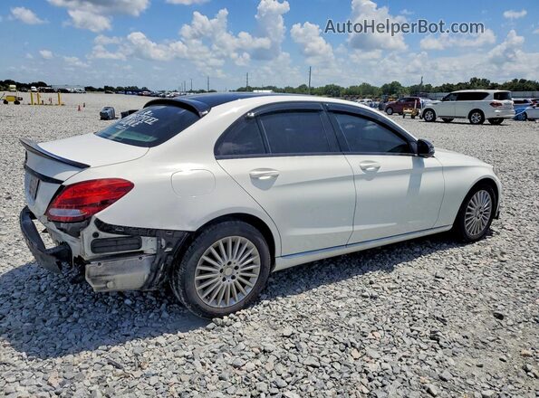 55SWF4JB3GU170234 2016 MERCEDES-BENZ C White Tył prawy
