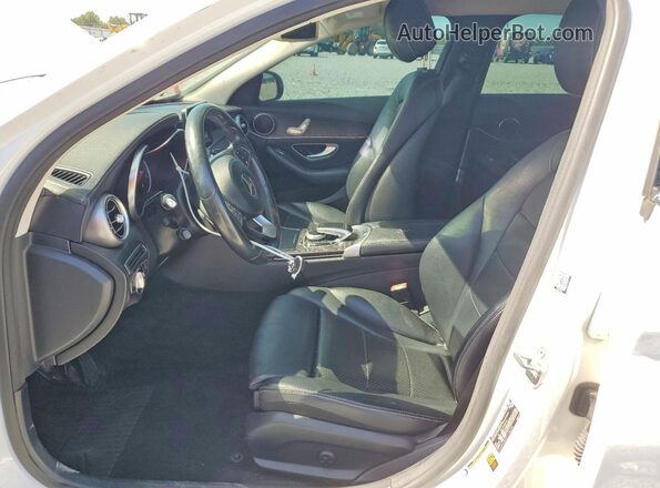 55SWF4JB3GU170234 2016 MERCEDES-BENZ C White Widok wnętrza z przodu