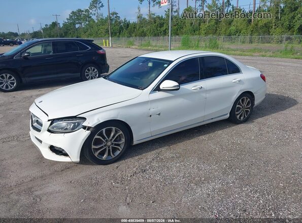55SWF4JB3GU177961 2016 MERCEDES-BENZ C-CLASS White Front left