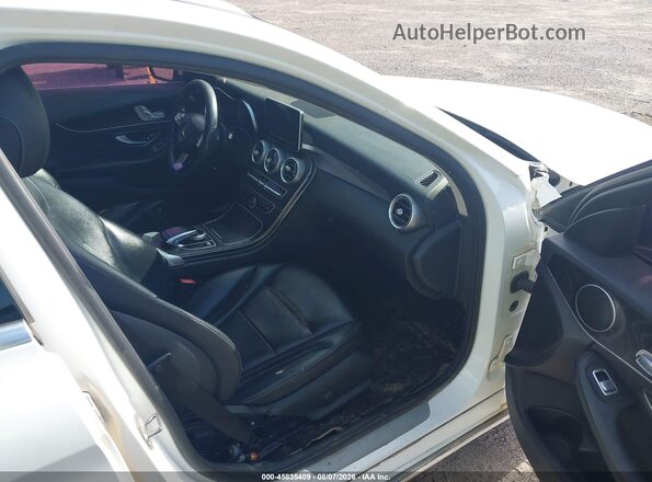 55SWF4JB3GU177961 2016 MERCEDES-BENZ C-CLASS White Front interior view