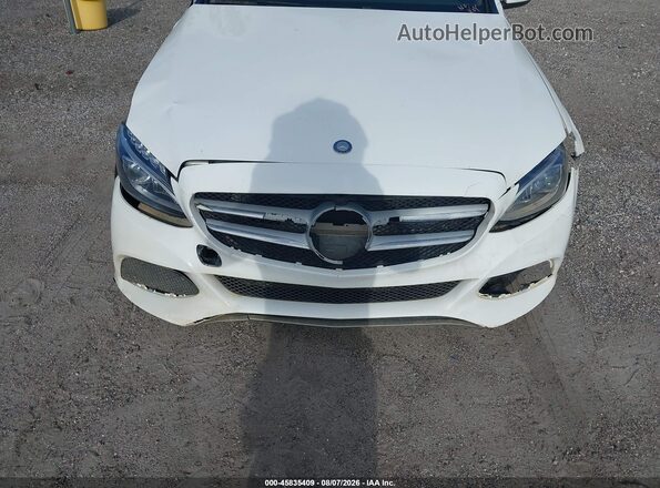 55SWF4JB3GU177961 2016 MERCEDES-BENZ C-CLASS White Front view