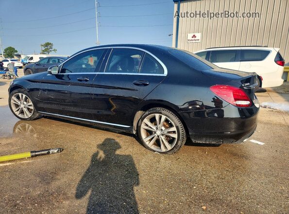55SWF4JB3HU190758 2017 MERCEDES-BENZ C Black Tył lewy