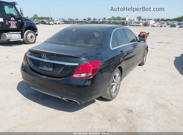 55SWF4JB3HU196799 2017 MERCEDES-BENZ C-CLASS Черный Задняя правая четверть